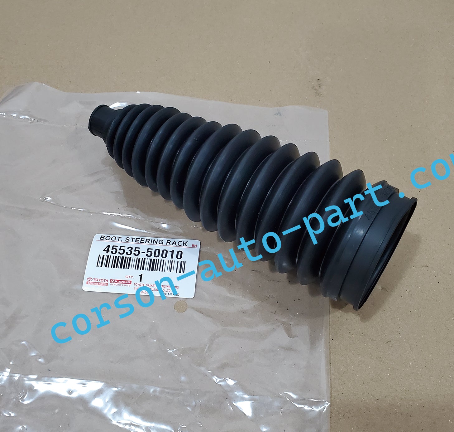 45535-50010 TOYOTA GENUINE BOOT, STEERING RACK, NO.1 4553550010