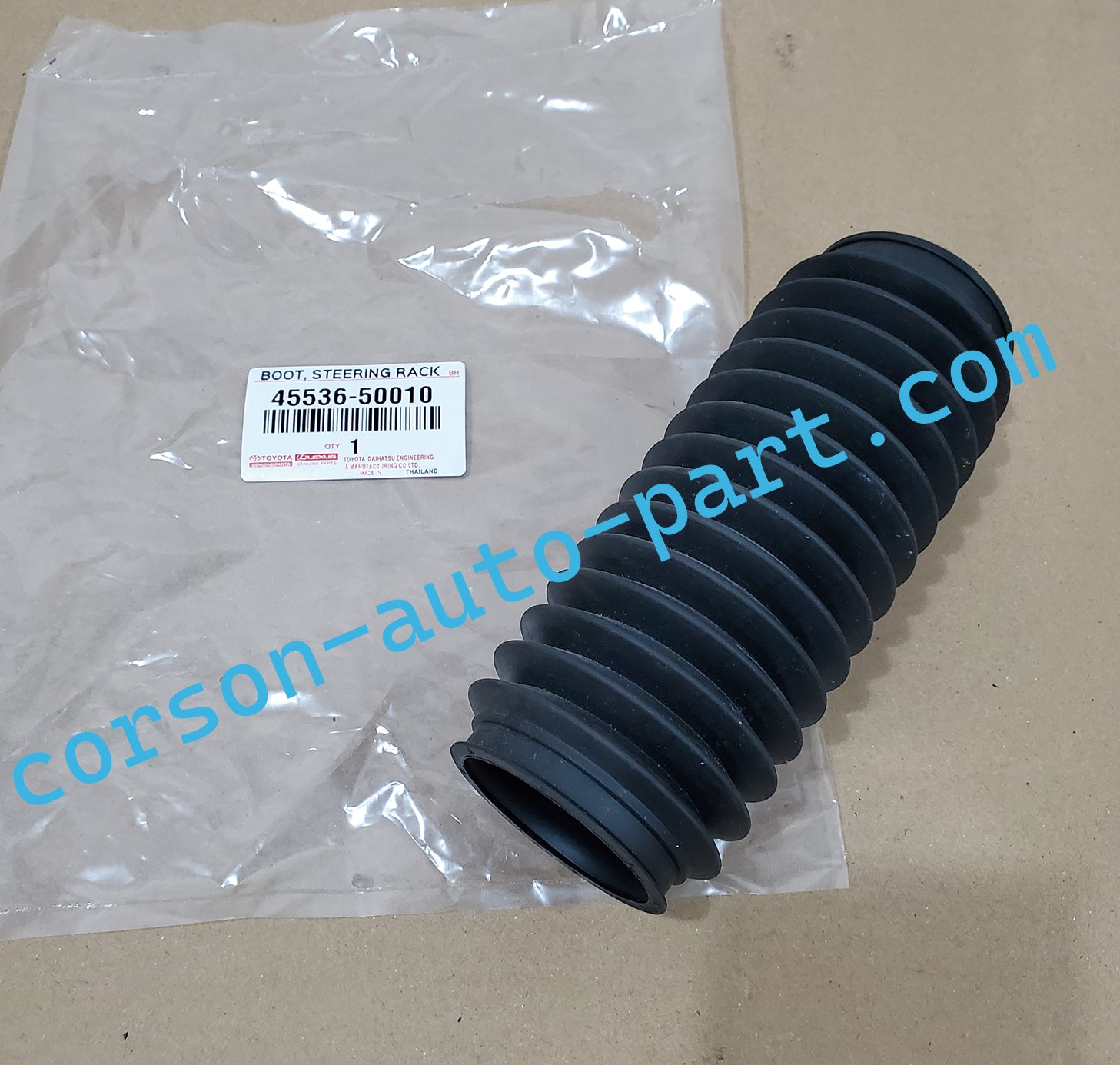 45536-50010 TOYOTA GENUINE BOOT, STEERING RACK 4553650010