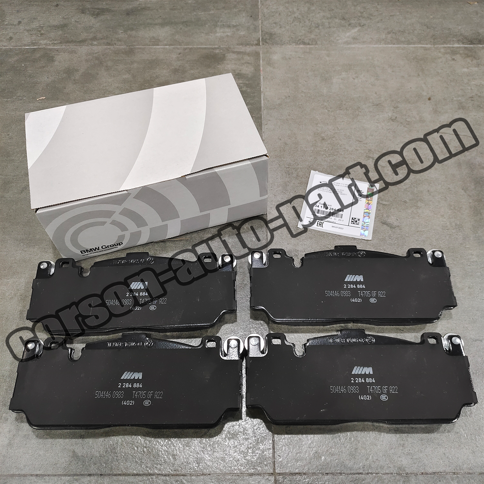 BMW 34112284869 Front Brake Pads 34112284970  34112284369  34112284371