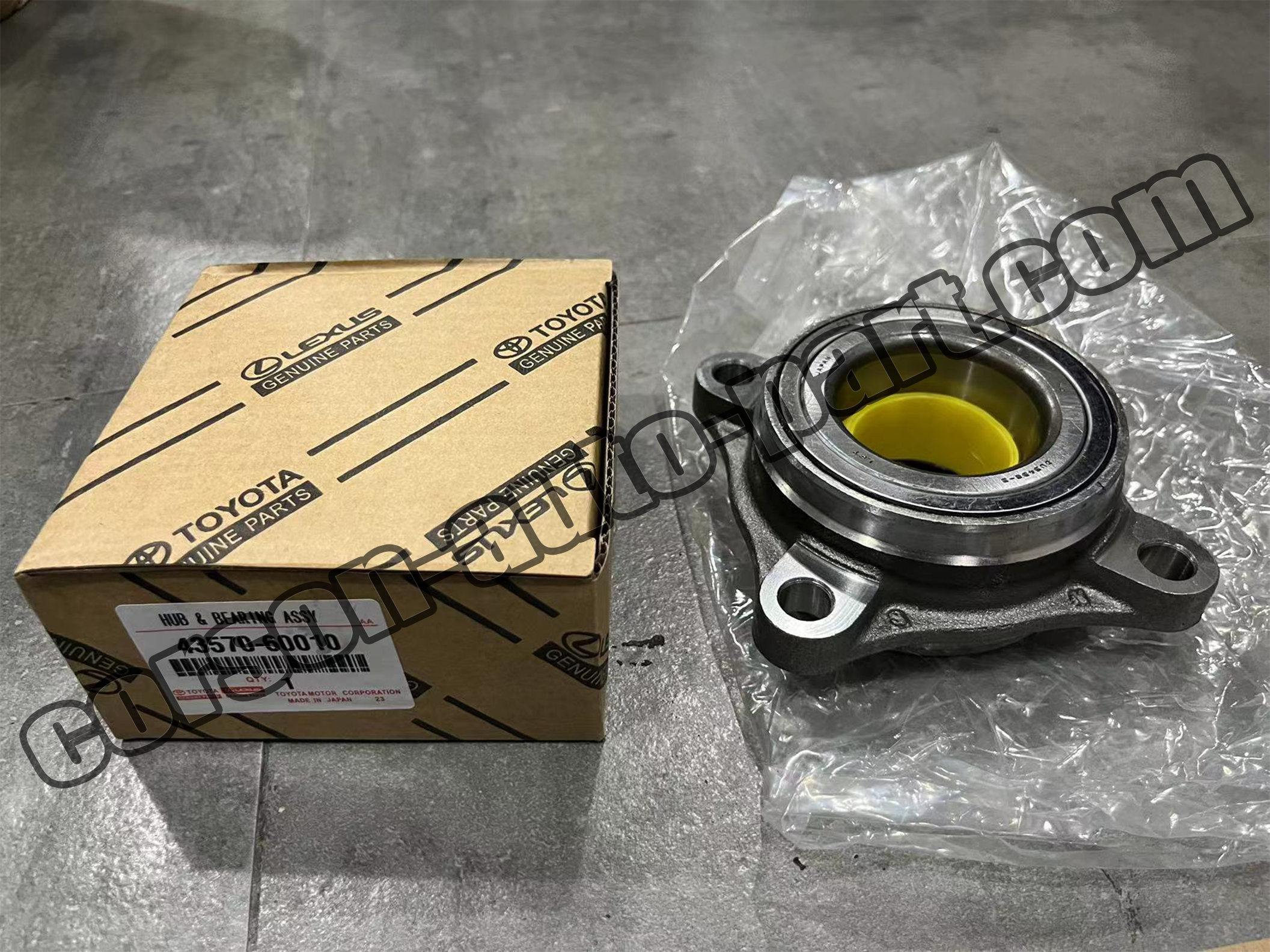 Toyota 43570-60010 Front Axle Bearing Assembly W/Abs Rotor Right