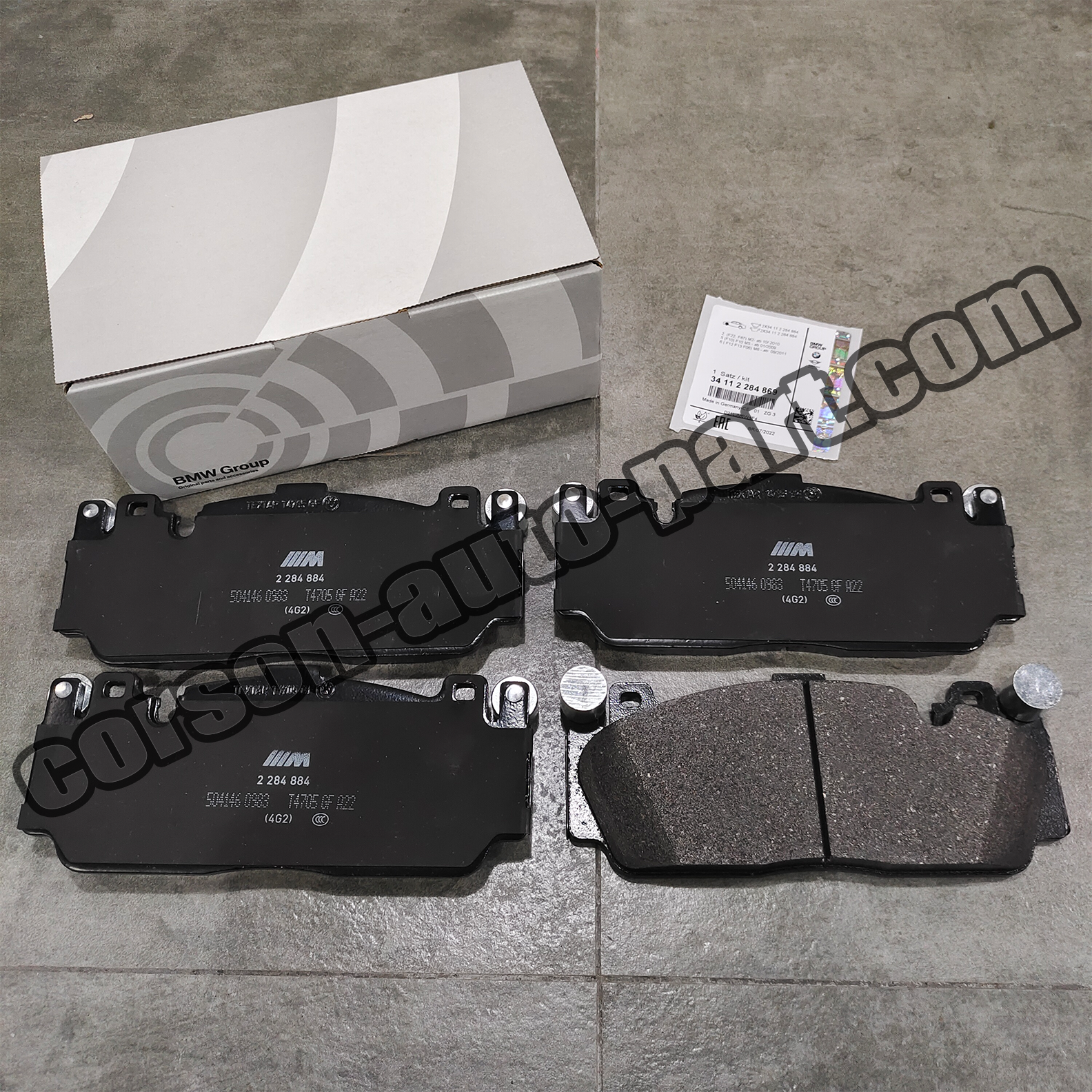 BMW 34112284869 Front Brake Pads 34112284970  34112284369  34112284371