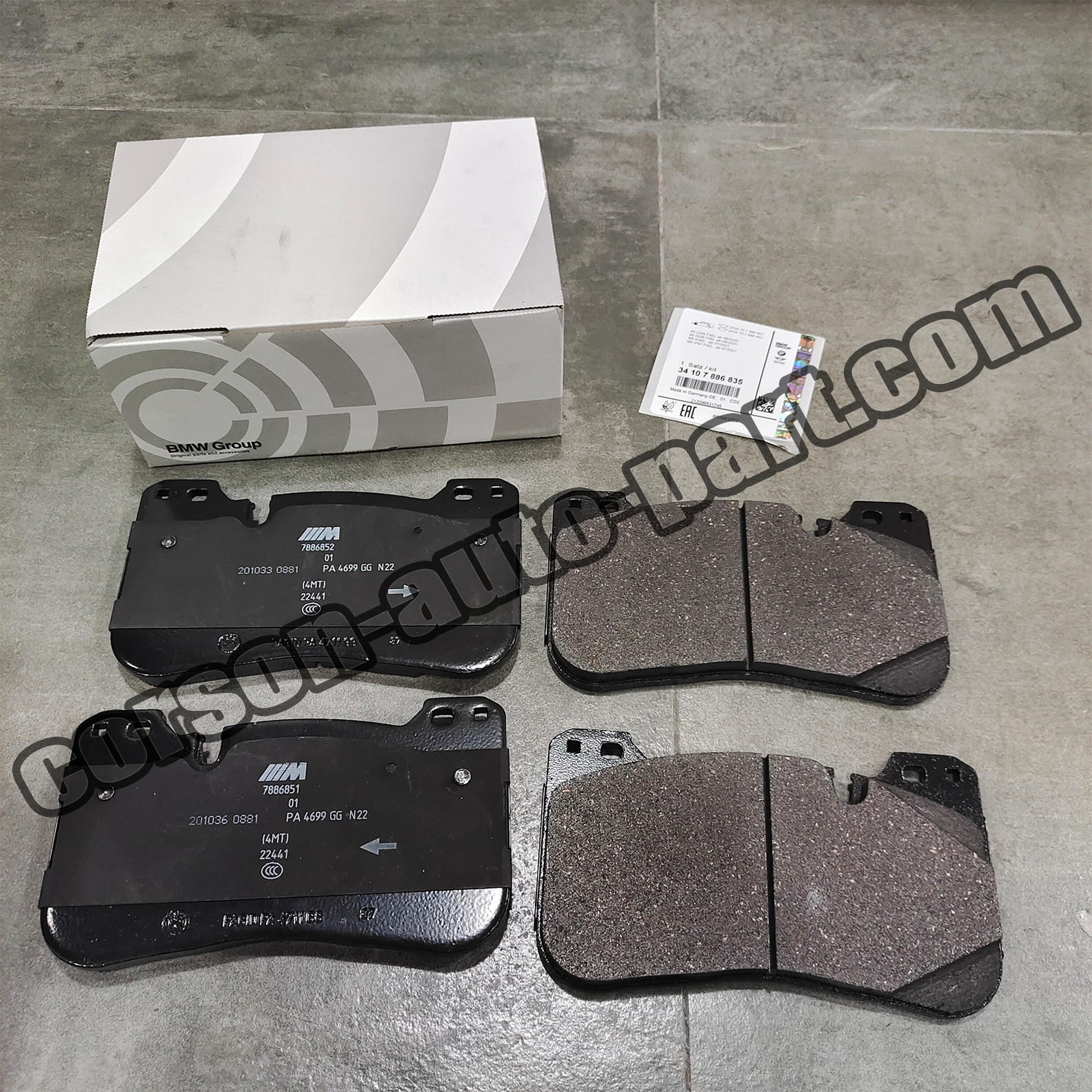 BMW 34107886835 Brake pads