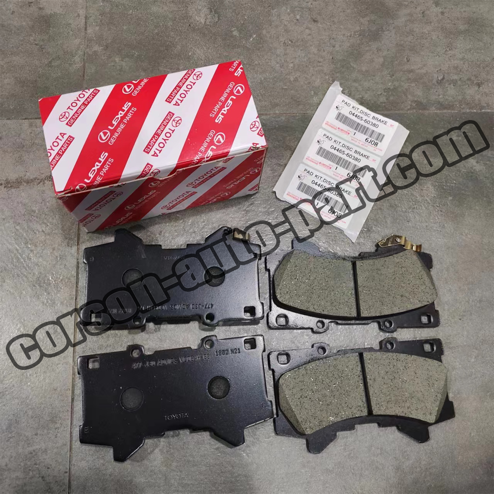 Toyota 04465-60380 Pad kit disc brake