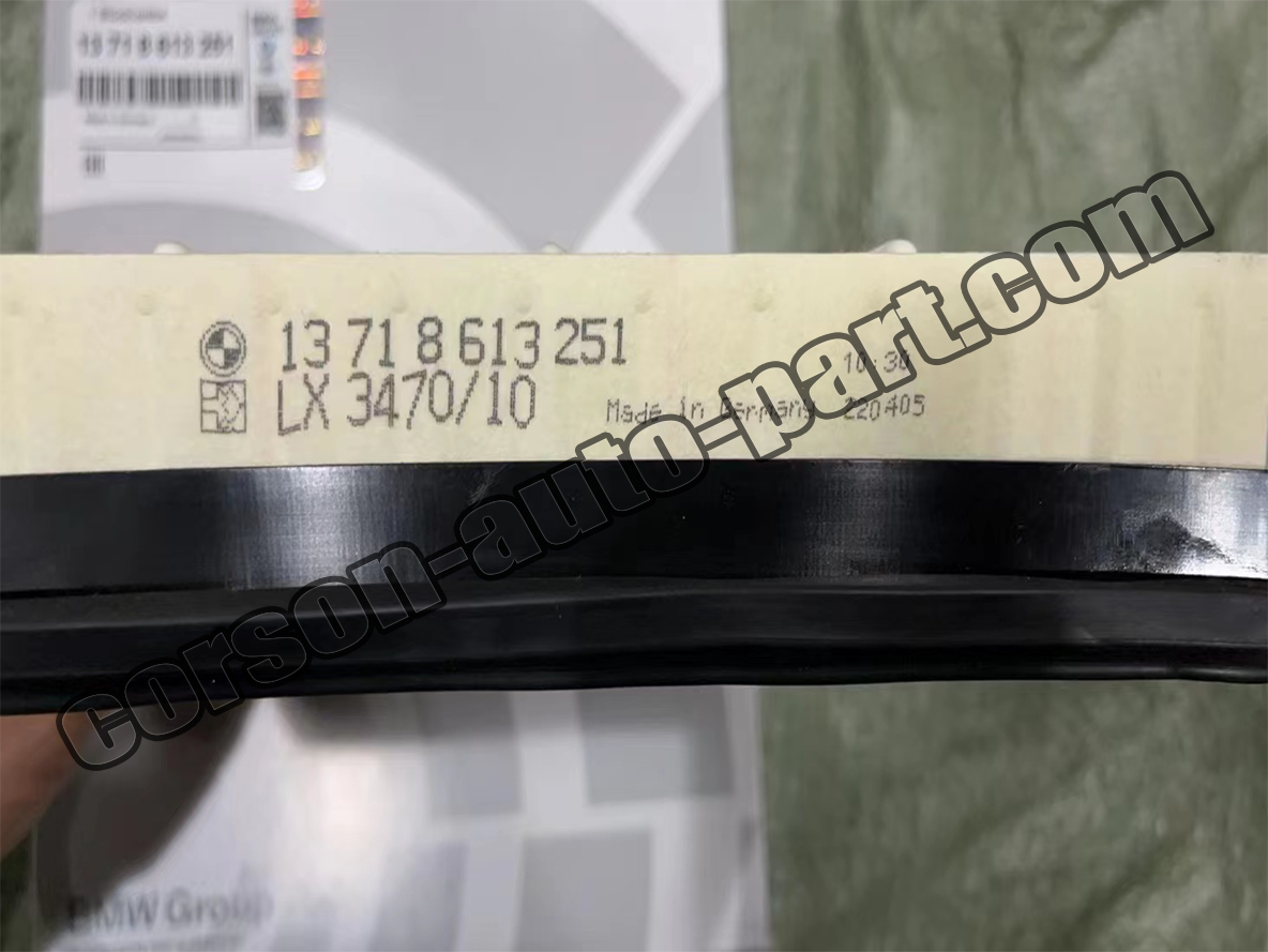 BMW 13718613251 Air Filter Element, Cylinder Bank