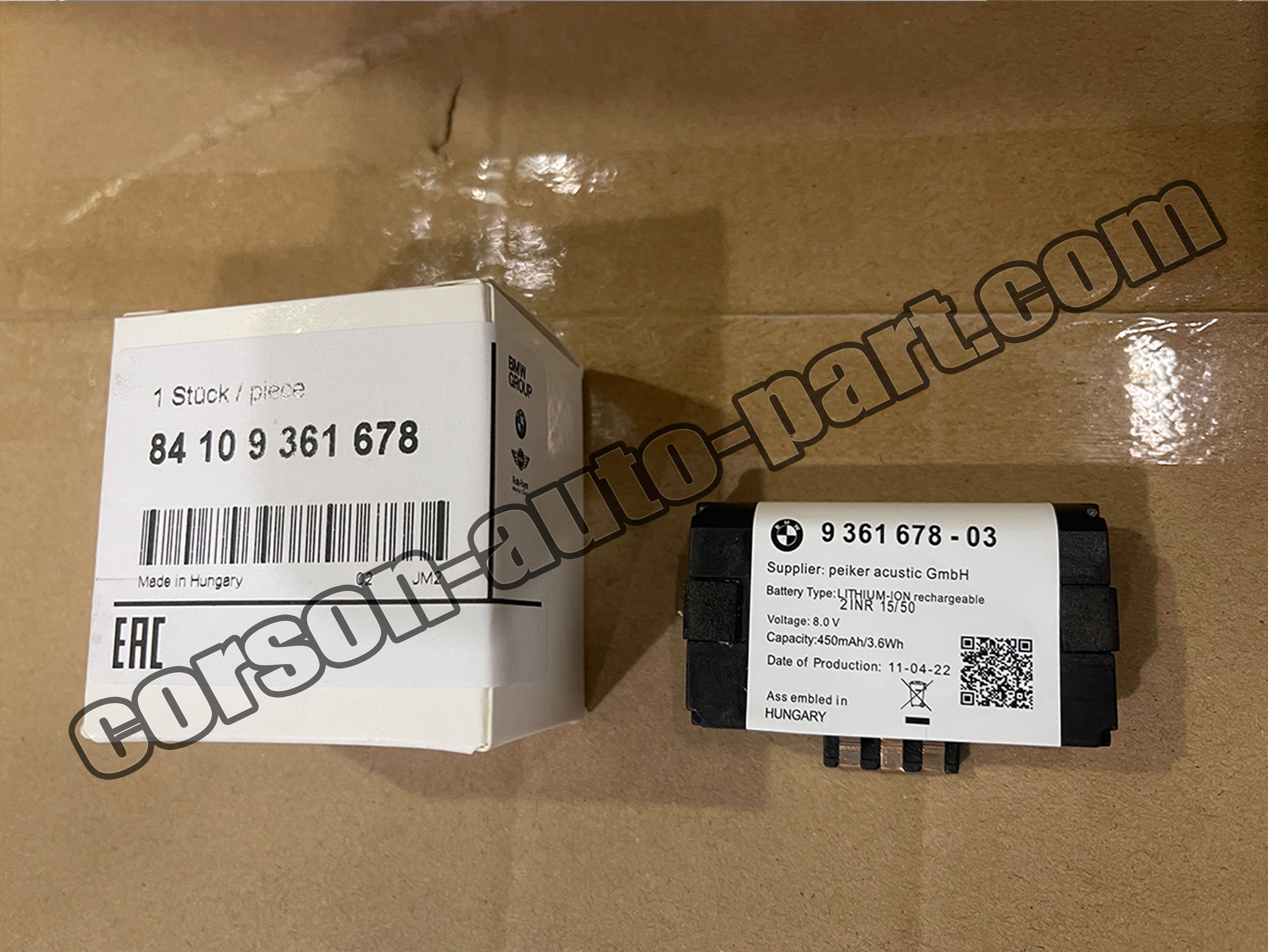 Baterie auxiliara BMW 84109361678 cod nou 84102447710