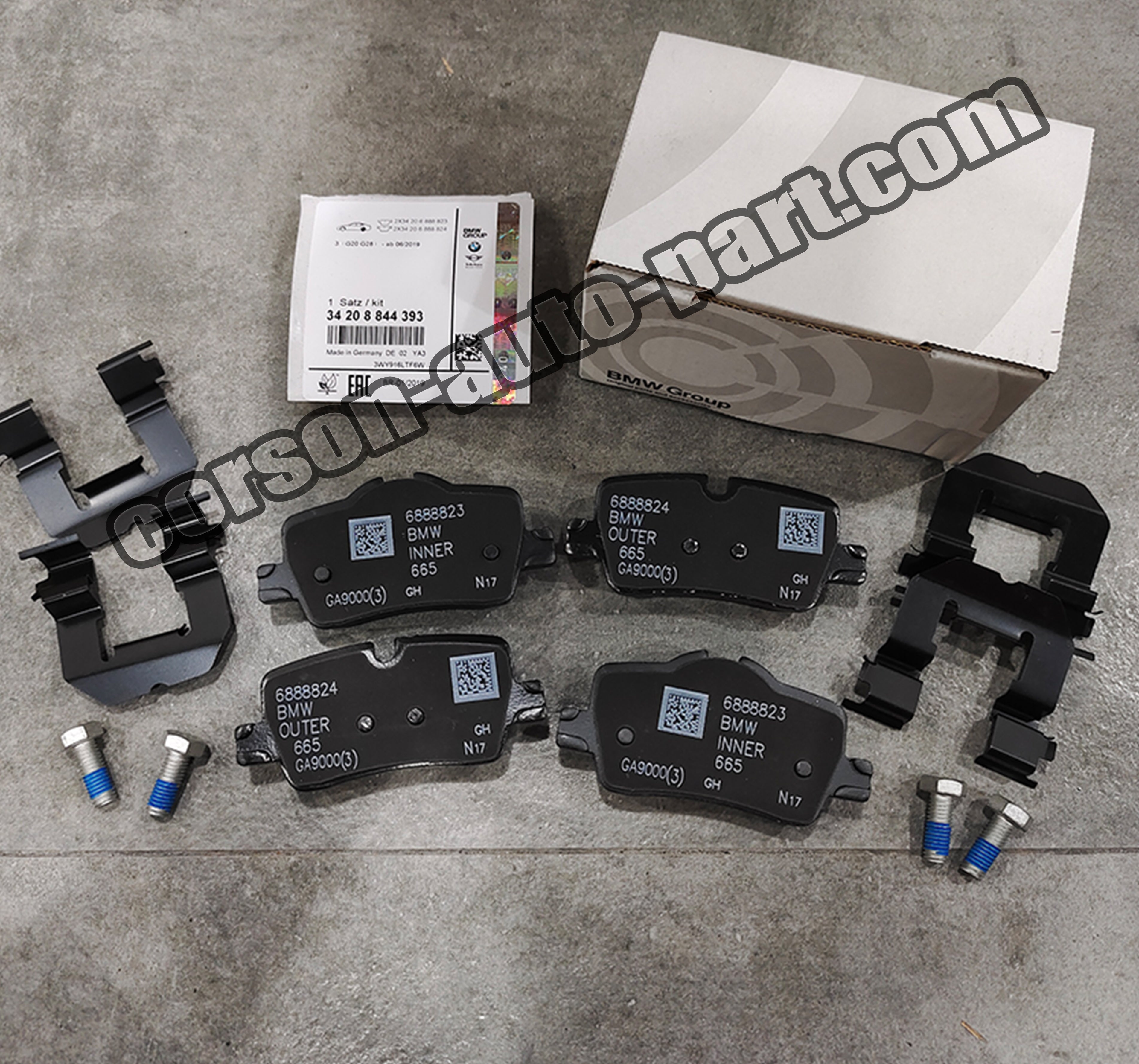 BMW brake pads 34208844393