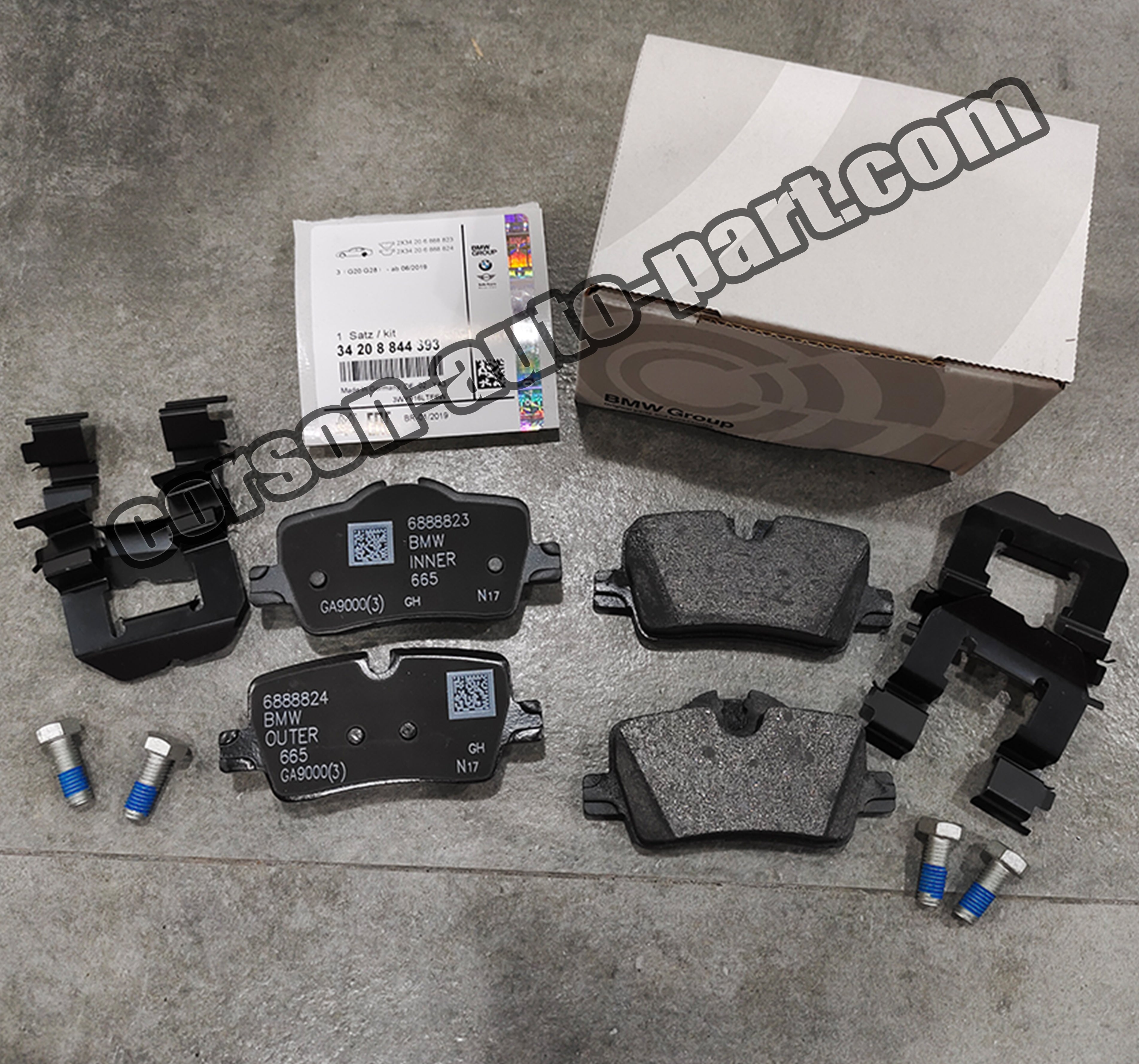 BMW brake pads 34208844393